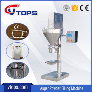 Semi Automatic Powder Auger Filling Machine with Clamp Holding Device